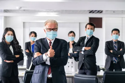 back to work, masks and all