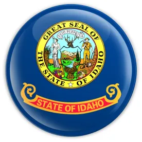 idaho state seal button