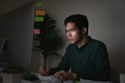 working on projects while working from home
