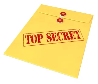Secret envelopes with secret stuff