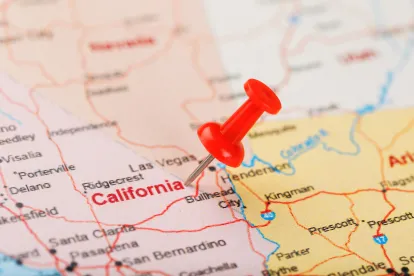 california on the map