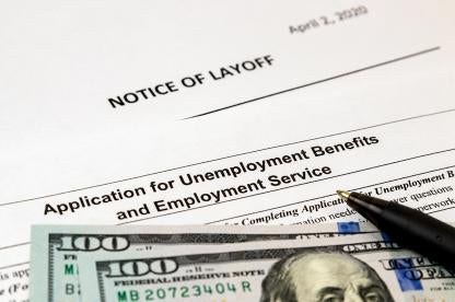 unemployment benefits and severance