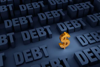 debt andloans in the banking closet