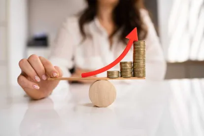 Balancing on money