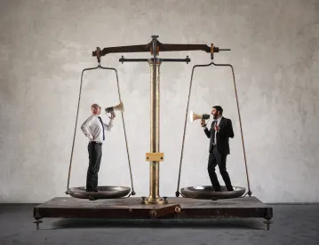 national labor relations board members shouting about equality