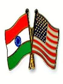 Indian and American Flags