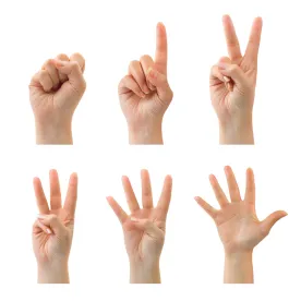 number one finger