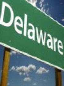 Delaware state sign 