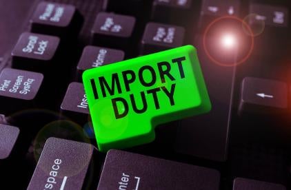 Anti Dumping Countervailing Duties on Imports