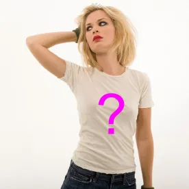 Question Mark on shirt