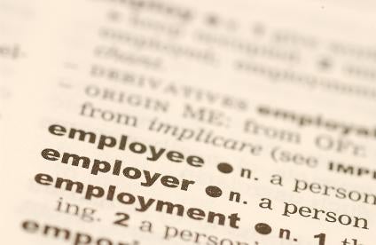 employer and employee definition in dictionary