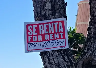 rental sign 