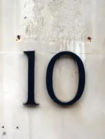 ten on a wall 