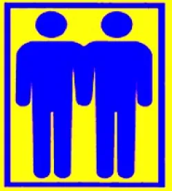 two men sign