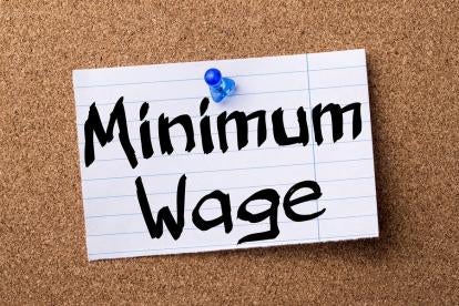 Minimum wage ordinance ban