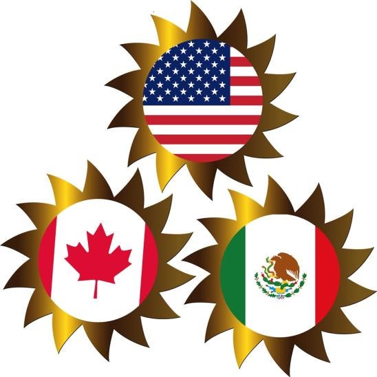 Canada US and Mexico on Gears