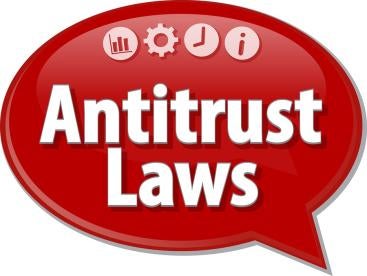 Red Speech Bubble for AntiTrust Laws