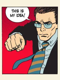 my idea businessman, patent infringement