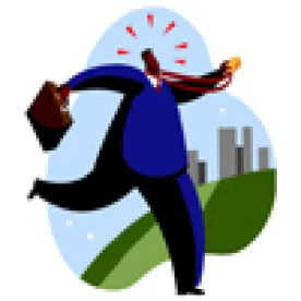 businessman hero, law office management
