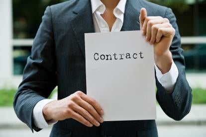person with a contract, government contracting, FAR