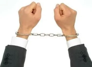 cuffed hands, martoma, insider trading