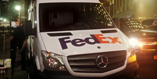 fedex truck, first circuit