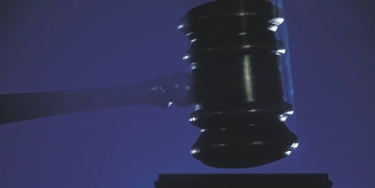 gaveling the supreme court in Massachusetts to order