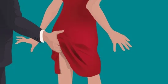 butt pinch, harassment, new york
