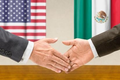 usa mexico handshake, nafta, trade