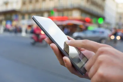 smart person using smart phone for smart fun