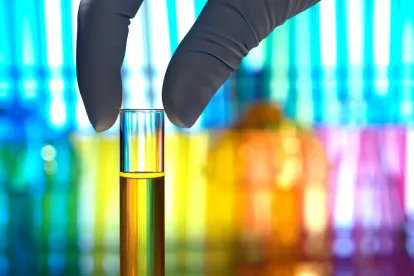 testube constining solution that might contain 1,4-dioxane