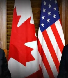 usa canada flags, stca, immigration