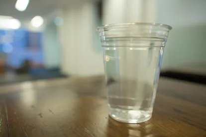 glass of water, flint, federal rights