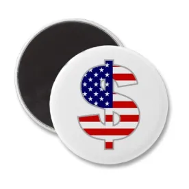 Dollar sign and stars and stripes Election Law 