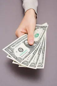 money held in hand