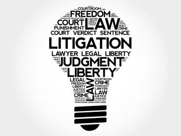 light bulb, law, litigation, patents