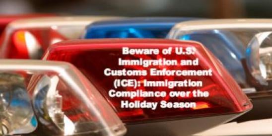 Beware of U.S. Immigration and Customs Enforcement (ICE): Immigration Compliance