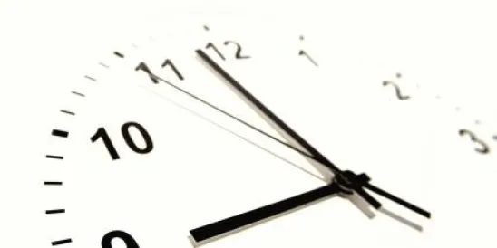 clock, black, white