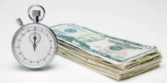 Clock, money