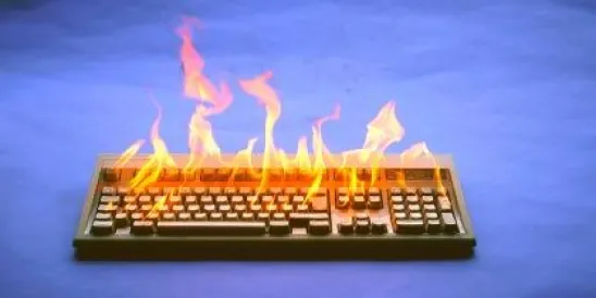 Burning KeyBoard