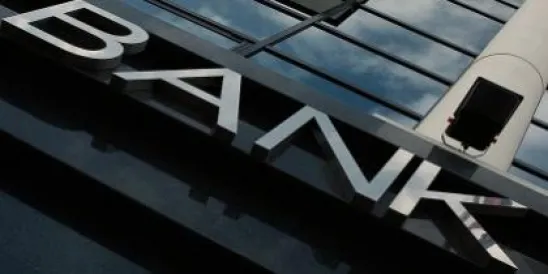 bank building sign