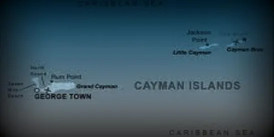 cayman island map