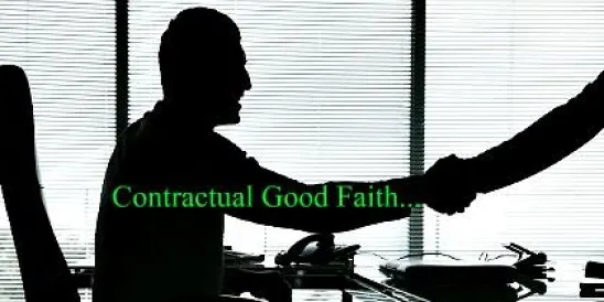 Contractual Good Faith: Contract Law Litigation 