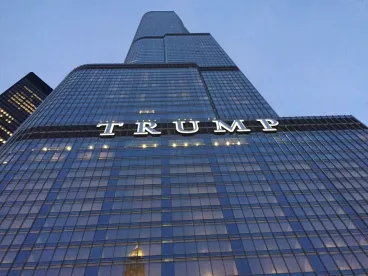 trump, skyscraper, chicago