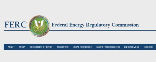 Federal Energy Regulatory Commission FERC Seal & Website