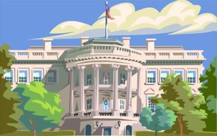 the white house where legislation and executive orders are signed